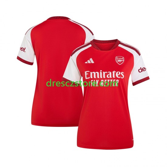 Arsenal Domácí Dres 2026-2027 Krátký rukáv Ženy Fotbalové Dresy