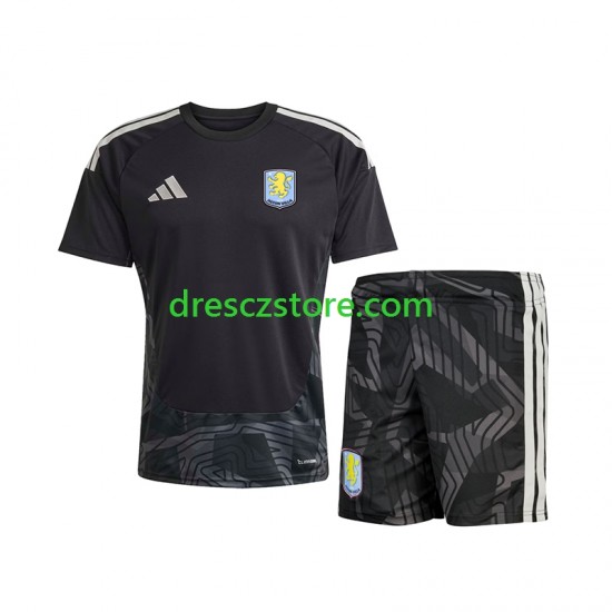 Aston Villa Brankářské Venkovní Dres 2026-2027 Krátký rukáv Děti Fotbalové Dresy