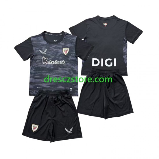 Athletic Bilbao Brankářské Domácí Dres 2026-2027 Krátký rukáv Děti Fotbalové Dresy