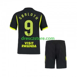Atlético Madrid Alexander Sorloth 9 Venkovní Dres 2026-2027 Krátký rukáv Děti Fotbalové Dresy