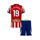 Atlético Madrid Julian Alvarez 19 Domácí Dres 2026-2027 Krátký rukáv Děti Fotbalové Dresy