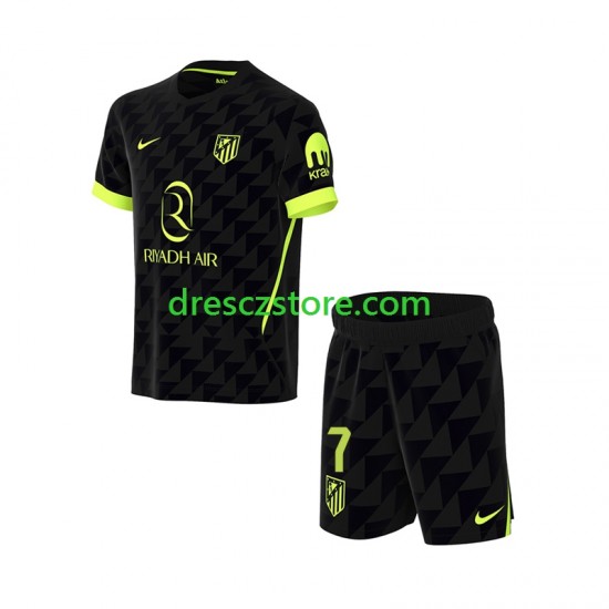 Atlético Madrid Lee Kang-in 7 Venkovní Dres 2026-2027 Krátký rukáv Děti Fotbalové Dresy