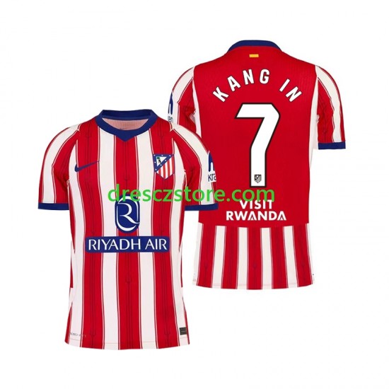 Atlético Madrid Lee Kang-in 7 Domácí Dres 2026-2027 Krátký rukáv Muže Fotbalové Dresy
