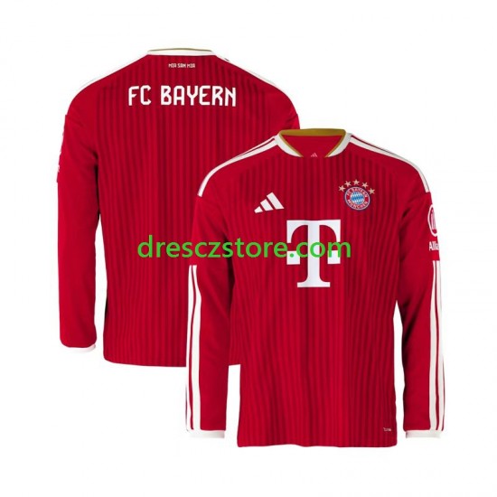 FC Bayern Mnichov Domácí Dres 2026-2027 Dlouhý rukáv Muže Fotbalové Dresy