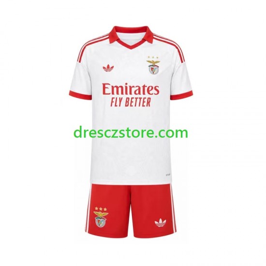Benfica Venkovní Dres 2026-2027 Krátký rukáv Děti Fotbalové Dresy