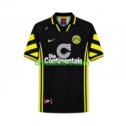 Borussia Dortmund 1996 Retro Venkovní Dres Krátký rukáv Muže Fotbalové Dresy