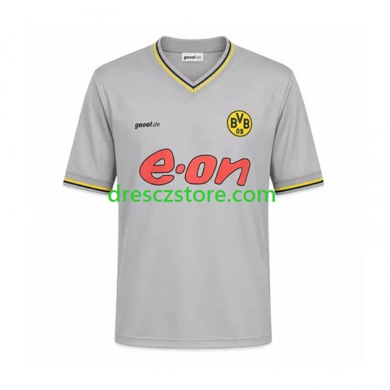 Borussia Dortmund Retro Venkovní Dres 2002 Krátký rukáv Muže Fotbalové Dresy