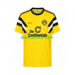 Borussia Dortmund 1989 Retro Domácí Dres Krátký rukáv Muže Fotbalové Dresy