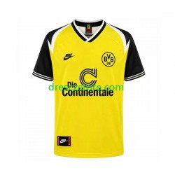 Borussia Dortmund 1995 Retro Domácí Dres Krátký rukáv Muže Fotbalové Dresy