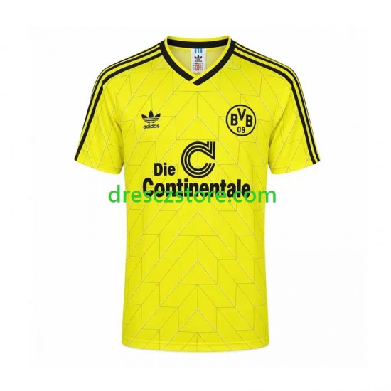 Borussia Dortmund Retro Domácí Dres 1998 Krátký rukáv Muže Fotbalové Dresy