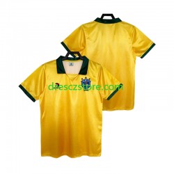 Brazílie 1988 Retro Domácí Dres Krátký rukáv Muže Fotbalové Dresy