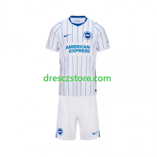 Brighton Hove Albion Venkovní Dres 2026-2027 Krátký rukáv Děti Fotbalové Dresy