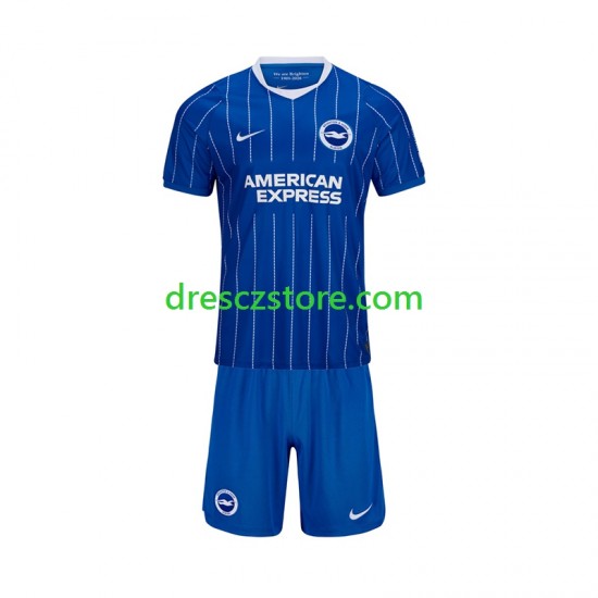 Brighton Hove Albion Domácí Dres 2026-2027 Krátký rukáv Děti Fotbalové Dresy