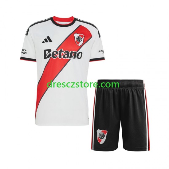 CA River Plate Domácí Dres 2026-2027 Krátký rukáv Děti Fotbalové Dresy