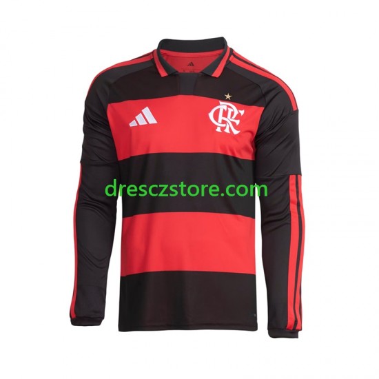 CR Flamengo Domácí Dres 2026-2027 Dlouhý rukáv Muže Fotbalové Dresy