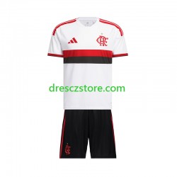 CR Flamengo Venkovní Dres 2026-2027 Krátký rukáv Děti Fotbalové Dresy