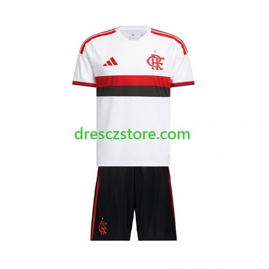 CR Flamengo Venkovní Dres 2026-2027 Krátký rukáv Děti Fotbalové Dresy