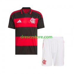 CR Flamengo Domácí Dres 2026-2027 Krátký rukáv Děti Fotbalové Dresy