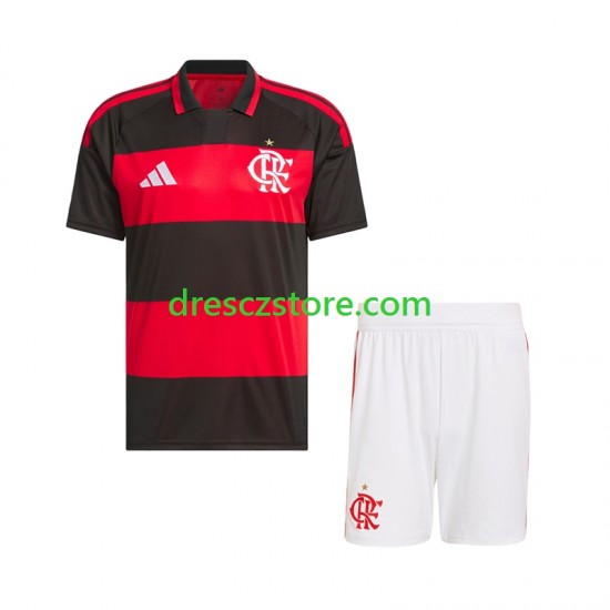 CR Flamengo Domácí Dres 2026-2027 Krátký rukáv Děti Fotbalové Dresy
