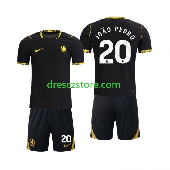 Chlesea Joao Pedro 20 Venkovní Dres 2026-2027 Krátký rukáv Děti Fotbalové Dresy