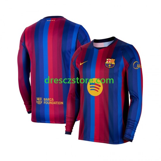 FC Barcelona Domácí Dres 2026-2027 Dlouhý rukáv Muže Fotbalové Dresy