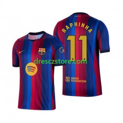 FC Barcelona Raphinha 11 Domácí Dres 2026-2027 Krátký rukáv Muže Fotbalové Dresy