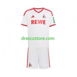 FC Köln Domácí Dres 2026-2027 Krátký rukáv Děti Fotbalové Dresy