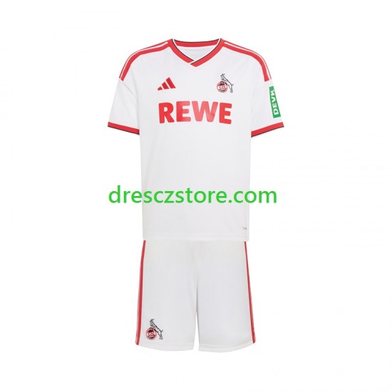 FC Köln Domácí Dres 2026-2027 Krátký rukáv Děti Fotbalové Dresy