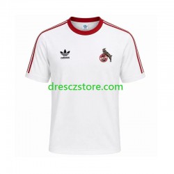 FC Köln 1986 1987 Retro Domácí Dres Krátký rukáv Muže Fotbalové Dresy
