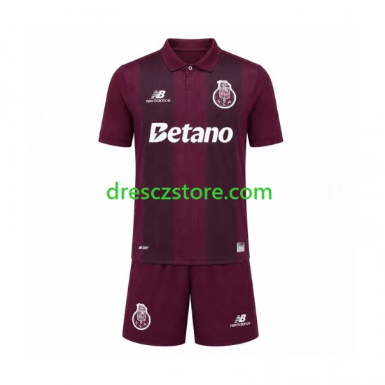 FC Porto Venkovní Dres 2026-2027 Krátký rukáv Děti Fotbalové Dresy