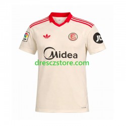 Sevilla FC Retro Domácí Dres 2025-2026 Krátký rukáv Muže Fotbalové Dresy