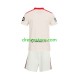 Sevilla FC Retro Domácí Dres 2025-2026 Krátký rukáv Děti Fotbalové Dresy