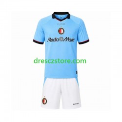 Feyenoord Rotterdam Venkovní Dres 2026-2027 Krátký rukáv Děti Fotbalové Dresy
