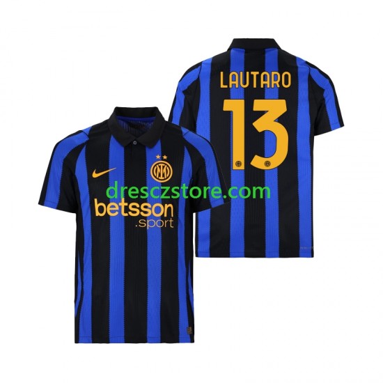 Inter Milán Lautaro Martinez 13 Domácí Dres 2026-2027 Krátký rukáv Muže Fotbalové Dresy