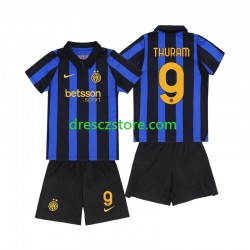 Inter Milán Marcus Thuram 9 Domácí Dres 2026-2027 Krátký rukáv Děti Fotbalové Dresy
