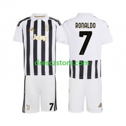 Juventus Cristiano Ronaldo 7 Domácí Dres 2026-2027 Krátký rukáv Děti Fotbalové Dresy