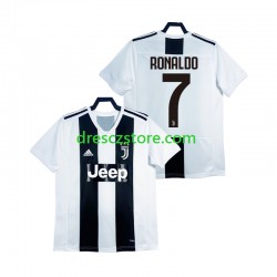 Juventus Cristiano Ronaldo 2018 2019 Retro Domácí Dres Krátký rukáv Muže Fotbalové Dresy