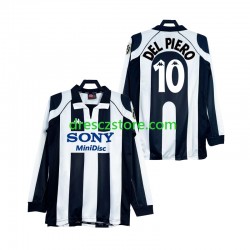 Juventus DEL PIERO 10 1997 Retro Domácí Dres 1998 Dlouhý rukáv Muže Fotbalové Dresy