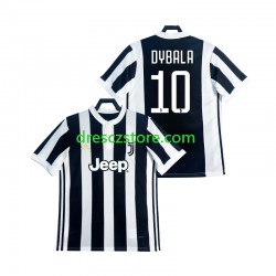 Juventus DYBALA 21 2017 2018 Retro Domácí Dres Krátký rukáv Muže Fotbalové Dresy