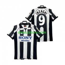 Juventus INZAGHI 9 1997 Retro Domácí Dres 1998 Krátký rukáv Muže Fotbalové Dresy