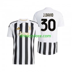 Juventus Jonathan David 30 Domácí Dres 2026-2027 Krátký rukáv Muže Fotbalové Dresy