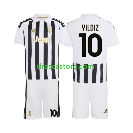 Juventus Kenan Yildiz 10 Domácí Dres 2026-2027 Krátký rukáv Děti Fotbalové Dresy