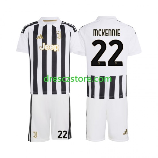 Juventus Weston McKennie 22 Domácí Dres 2026-2027 Krátký rukáv Děti Fotbalové Dresy
