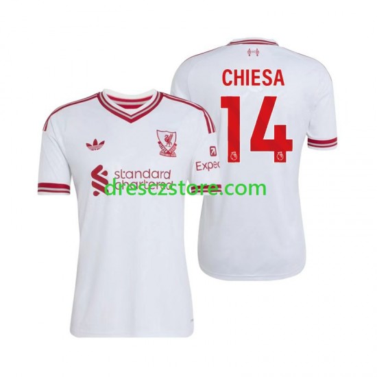 Liverpool Federico Chiesa 14 Venkovní Dres 2026-2027 Krátký rukáv Muže Fotbalové Dresy