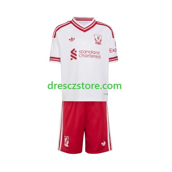 Liverpool Venkovní Dres 2026-2027 Krátký rukáv Děti Fotbalové Dresy