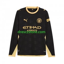 Manchester City Venkovní Dres 2026-2027 Dlouhý rukáv Muže Fotbalové Dresy