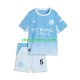 Manchester City Elliot Anderson 5 Domácí Dres 2026-2027 Krátký rukáv Děti Fotbalové Dresy