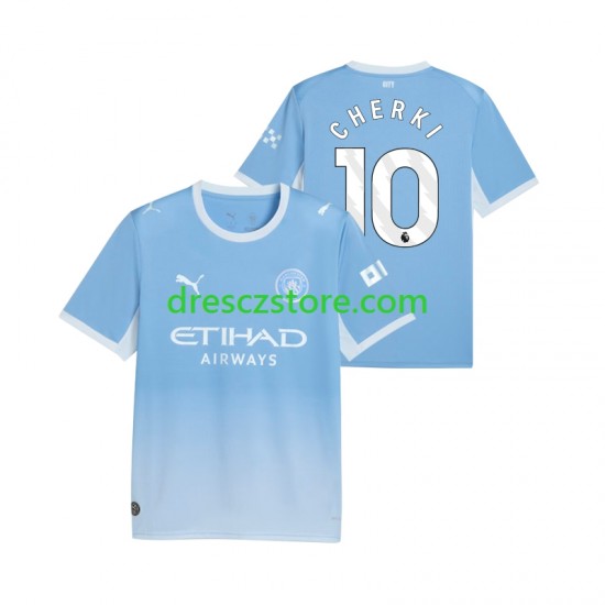 Manchester City Rayan Cherki 10 Domácí Dres 2026-2027 Krátký rukáv Muže Fotbalové Dresy