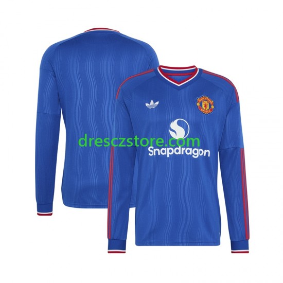 Manchester United Venkovní Dres 2026-2027 Dlouhý rukáv Muže Fotbalové Dresy