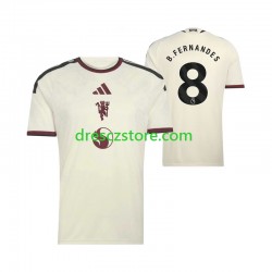 Manchester United Bruno Fernandes 8 Alternativní Dres 2026-2027 Krátký rukáv Muže Fotbalové Dresy